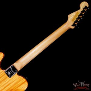 Charvel Custom Shop WW002 Masterbuilt Red Dave Style 2 HH Flamed Maple Top Ebony Board Natural - Image 9