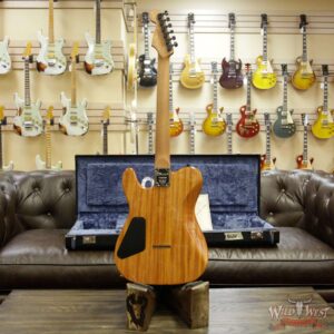 Charvel Custom Shop WW002 Masterbuilt Red Dave Style 2 HH Flamed Maple Top Ebony Board Natural - Image 14