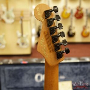 Charvel Custom Shop WW002 Masterbuilt Red Dave Style 2 HH Flamed Maple Top Ebony Board Natural - Image 13