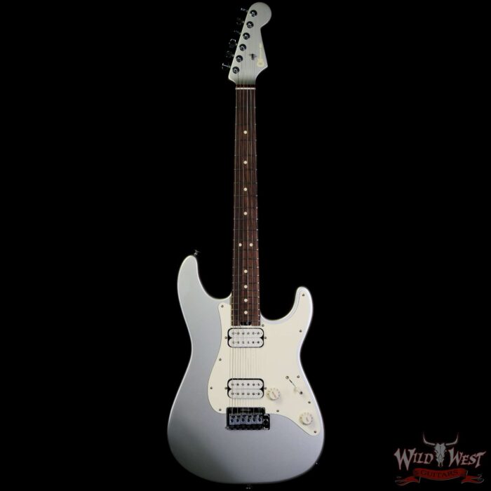 Charvel Prashant Aswani Signature Pro-Mod So-Cal PA28 Rosewood Fingerboard Inca Silver - Image 3