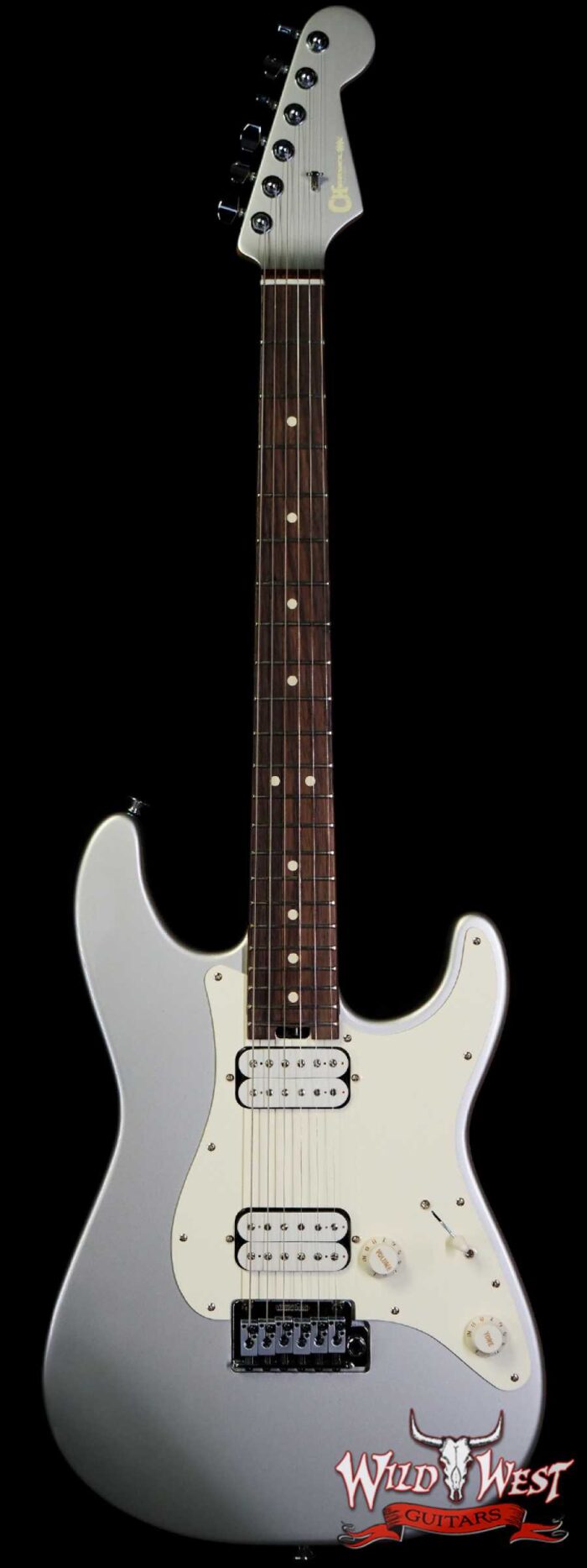 Charvel Prashant Aswani Signature Pro-Mod So-Cal PA28 Rosewood Fingerboard Inca Silver - Image 1