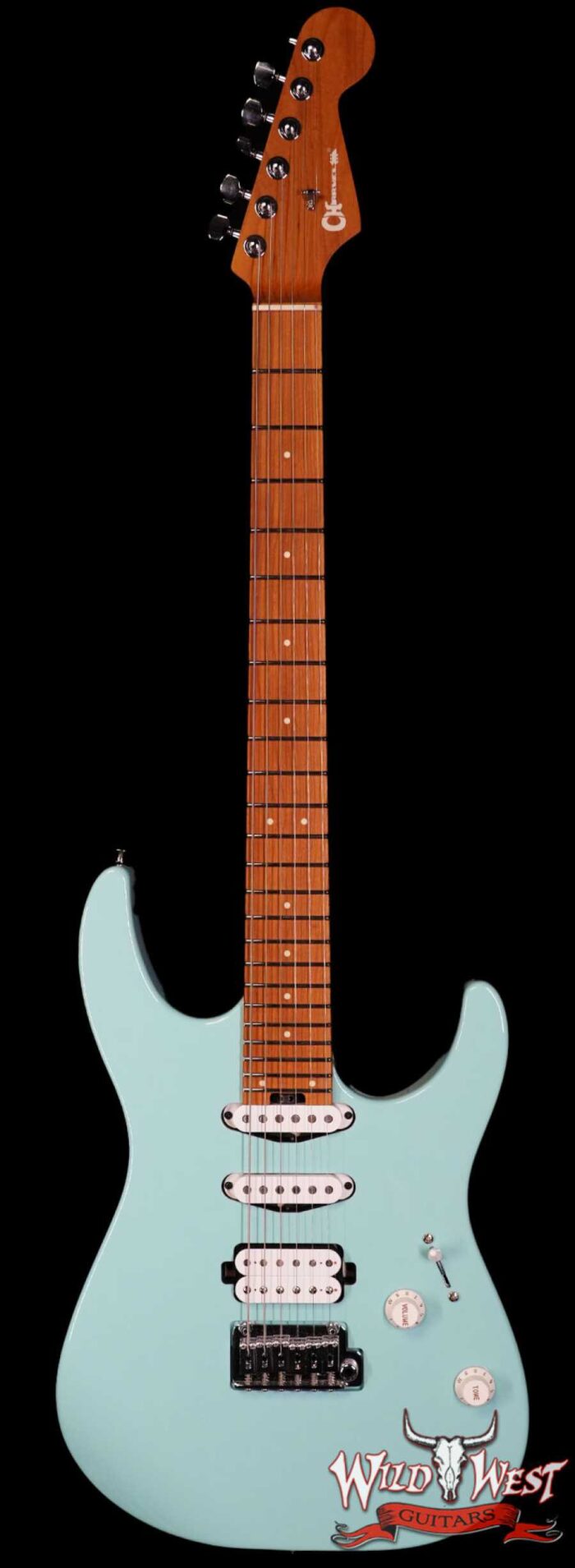 Misha Mansoor Owned Charvel Rick Graham Signature MJ DK24 2PT CM Celeste 6.90 LBS - Image 1