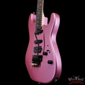 Charvel Custom Shop San Dimas HSS Floyd Rose 1984 Rosewood Fingerboard Reverse Headstock Burgundy Mist Metallic 8.65 lbs - Image 2
