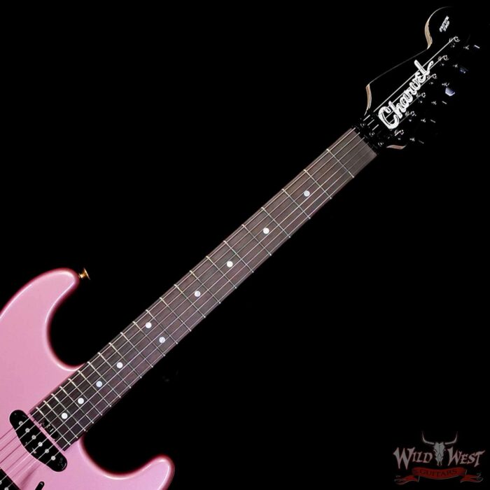 Charvel Custom Shop San Dimas HSS Floyd Rose 1984 Rosewood Fingerboard Reverse Headstock Burgundy Mist Metallic 8.65 lbs - Image 4