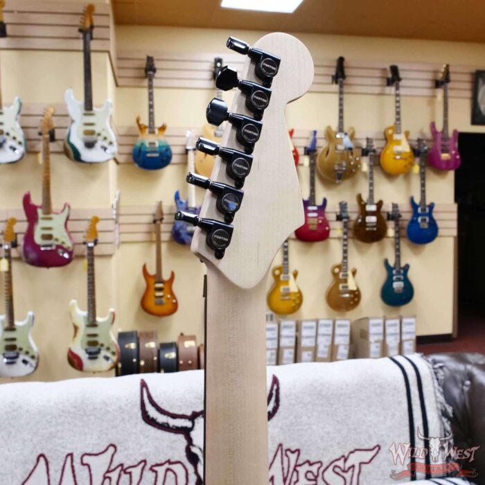 Charvel Custom Shop San Dimas HSS Floyd Rose 1984 Rosewood Fingerboard Reverse Headstock Burgundy Mist Metallic 8.65 lbs - Image 10