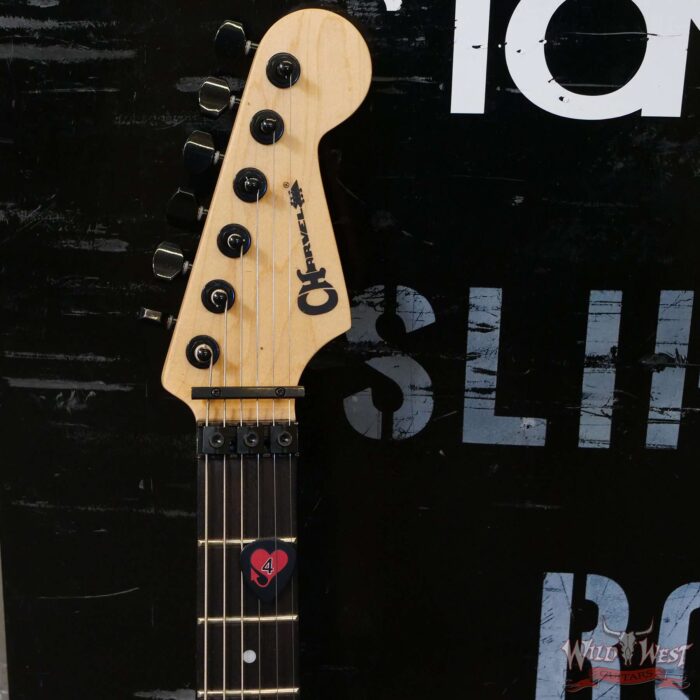 Jim Root Collection 2020 Charvel Pro-Mod San Dimas Style 1 HH Floyd Rose Old Yella - Image 7
