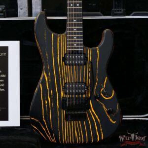 Jim Root Collection 2020 Charvel Pro-Mod San Dimas Style 1 HH Floyd Rose Old Yella - Image 8