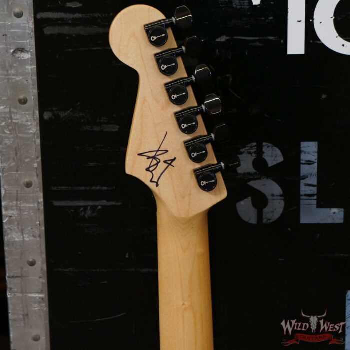 Jim Root Collection 2020 Charvel Pro-Mod San Dimas Style 1 HH Floyd Rose Old Yella - Image 10