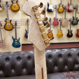Charvel USA Custom Shop ‘‘Red’’ Dave Nichols Masterbuilt Roasted Ash San Dimas HH Floyd Rose Birdseye Maple Neck Trans Green - Image 10
