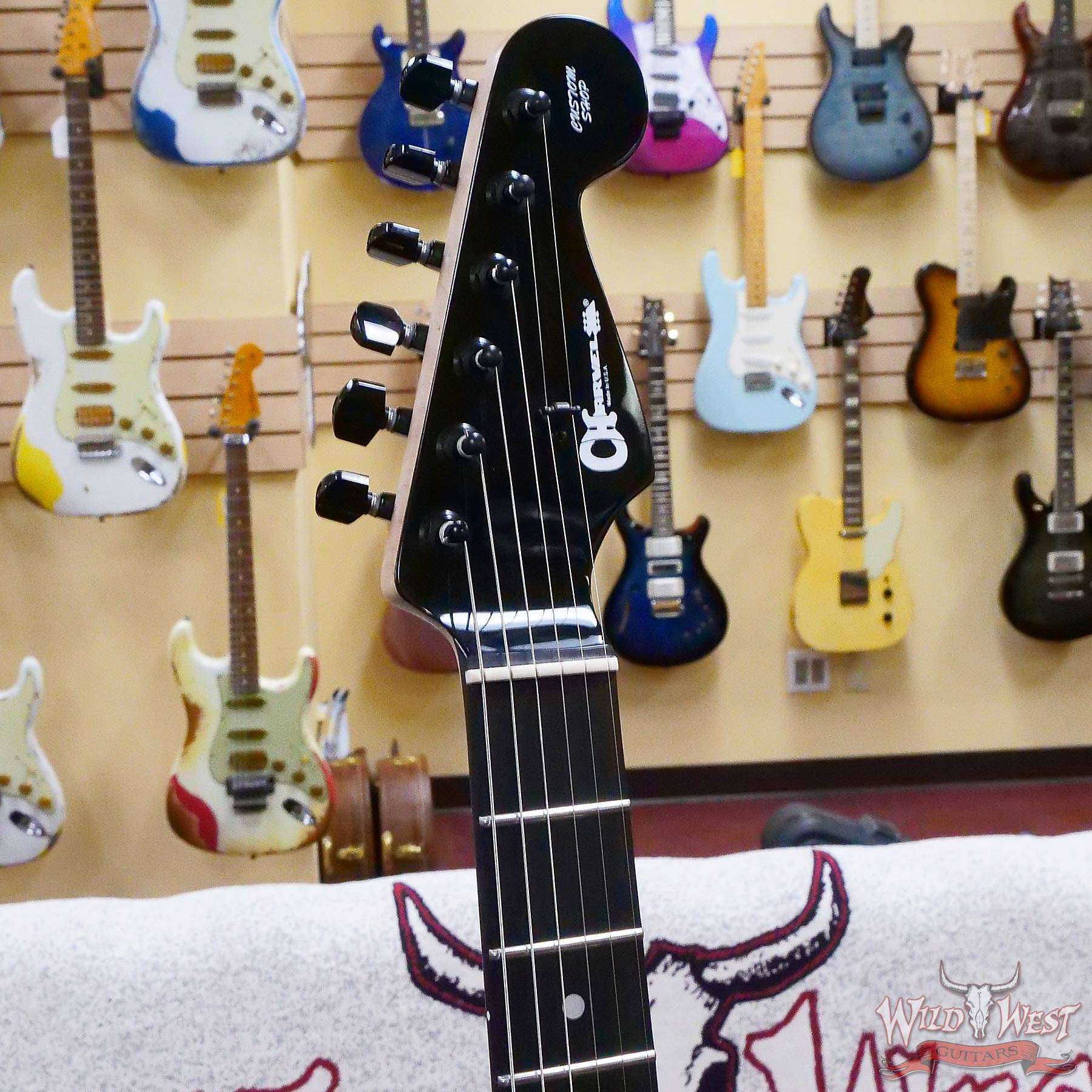 charvel-uc210182-d2__wwg.jpg Charvel Custom Shop Limited Edition DK24 HH Ebony Fingerboard NOS Red Sparkle - Image 7