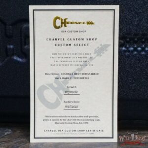 Charvel Custom Shop Limited Edition DK24 HH Ebony Fingerboard NOS Red Sparkle - Image 12