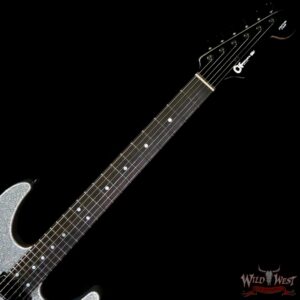 Charvel Custom Shop Limited Edition DK24 HH Ebony Fingerboard NOS Silver Sparkle - Image 4