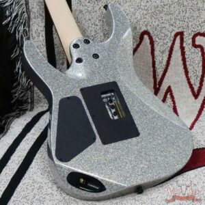 Charvel Custom Shop Limited Edition DK24 HH Ebony Fingerboard NOS Silver Sparkle - Image 11