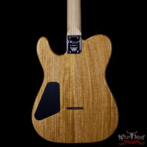 Charvel Custom Shop WW-012 Masterbuilt Red Dave Style 2 HH Quilt Maple Top Ebony Board Trans Aqua - Image 7