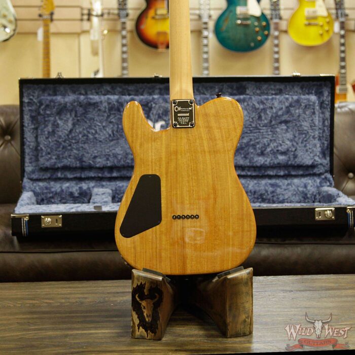 Charvel Custom Shop WW-012 Masterbuilt Red Dave Style 2 HH Quilt Maple Top Ebony Board Trans Aqua - Image 15