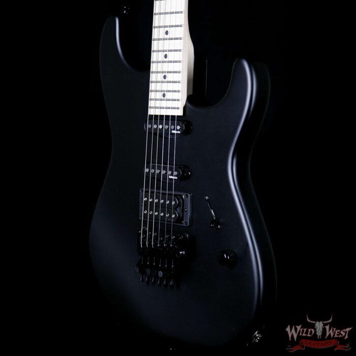 Charvel USA Select San Dimas Style 1 HSS Floyd Rose Maple Fretboard Pitch Black - Image 2