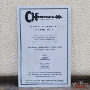 Charvel Custom Shop Warren DeMartini USA Signature Snake Maple Fingerboard Snakeskin - Image 12