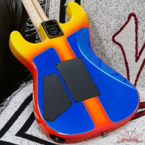 2023 Summer Event Charvel Custom Shop USA Special Edition San Dimas Floyd Rose Birdseye Maple Neck Hot Rod Flames Artwork by Dan Lawrence - Image 11