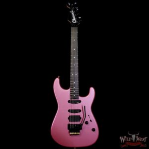 Charvel Custom Shop San Dimas HSS Floyd Rose 1984 Rosewood Fingerboard Reverse Headstock EMG Pickups Burgundy Mist Metallic 8.75 LBS - Image 3