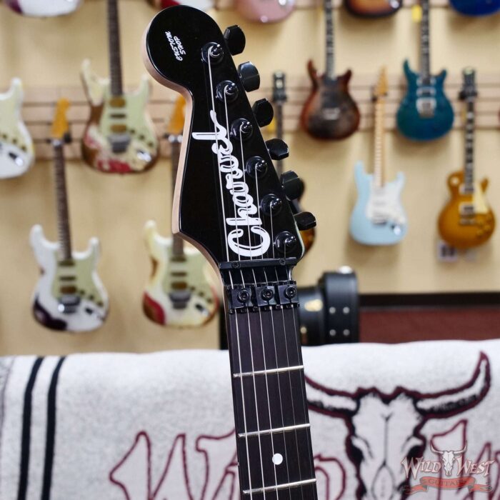 Charvel Custom Shop San Dimas HSS Floyd Rose 1984 Rosewood Fingerboard Reverse Headstock EMG Pickups Burgundy Mist Metallic 8.75 LBS - Image 7