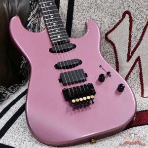 Charvel Custom Shop San Dimas HSS Floyd Rose 1984 Rosewood Fingerboard Reverse Headstock EMG Pickups Burgundy Mist Metallic 8.75 LBS - Image 8