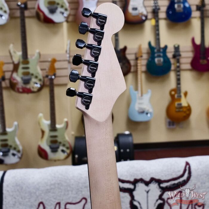 Charvel Custom Shop San Dimas HSS Floyd Rose 1984 Rosewood Fingerboard Reverse Headstock EMG Pickups Burgundy Mist Metallic 8.75 LBS - Image 10