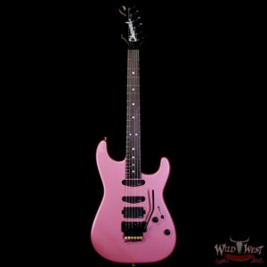 Charvel Custom Shop San Dimas HSS Floyd Rose 1984 Rosewood Fingerboard Reverse Headstock EMG Pickups Burgundy Mist Metallic 8.80 LBS - Image 3