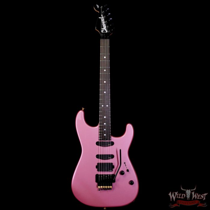 Charvel Custom Shop San Dimas HSS Floyd Rose 1984 Rosewood Fingerboard Reverse Headstock EMG Pickups Burgundy Mist Metallic 8.80 LBS - Image 3