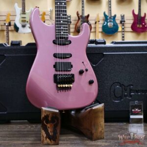Charvel Custom Shop San Dimas HSS Floyd Rose 1984 Rosewood Fingerboard Reverse Headstock EMG Pickups Burgundy Mist Metallic 8.80 LBS - Image 8