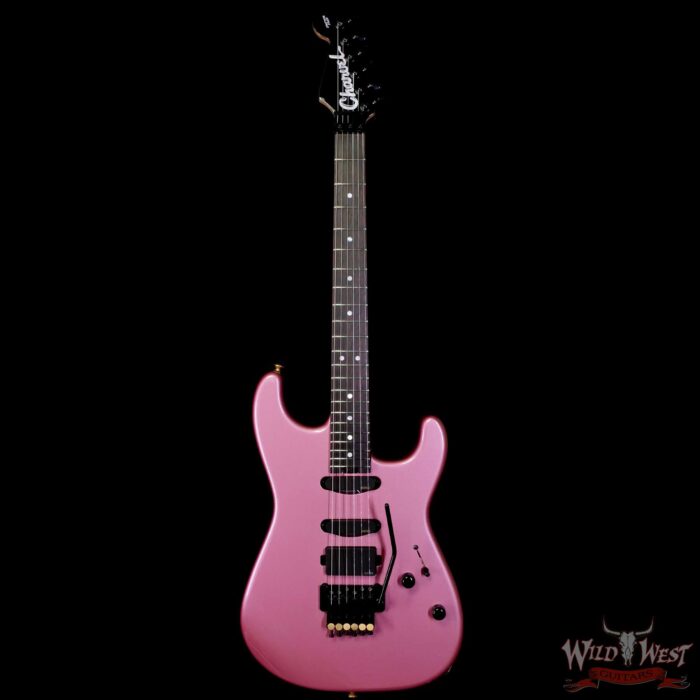 Charvel Custom Shop San Dimas HSS Floyd Rose 1984 Rosewood Fingerboard Reverse Headstock EMG Pickups Burgundy Mist Metallic 8.75 LBS - Image 3