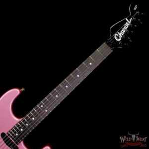 Charvel Custom Shop San Dimas HSS Floyd Rose 1984 Rosewood Fingerboard Reverse Headstock EMG Pickups Burgundy Mist Metallic 8.75 LBS - Image 4