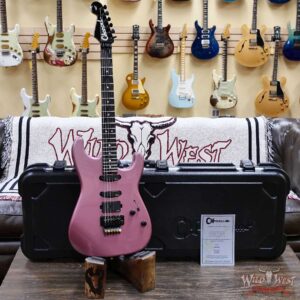 Charvel Custom Shop San Dimas HSS Floyd Rose 1984 Rosewood Fingerboard Reverse Headstock EMG Pickups Burgundy Mist Metallic 8.75 LBS - Image 6