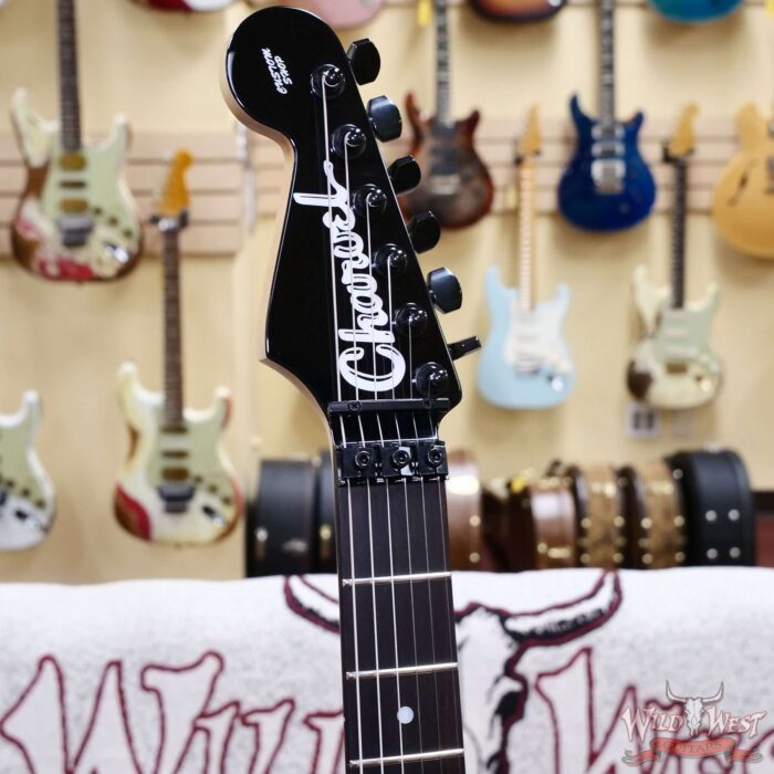 Charvel Custom Shop San Dimas HSS Floyd Rose 1984 Rosewood Fingerboard Reverse Headstock EMG Pickups Burgundy Mist Metallic 8.75 LBS - Image 7