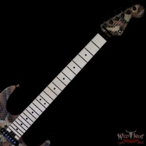 Charvel Custom Shop USA Warren DeMartini Signature Snake SH Floyd Rose Maple Neck Snakeskin Graphic 7.30 LBS - Image 4