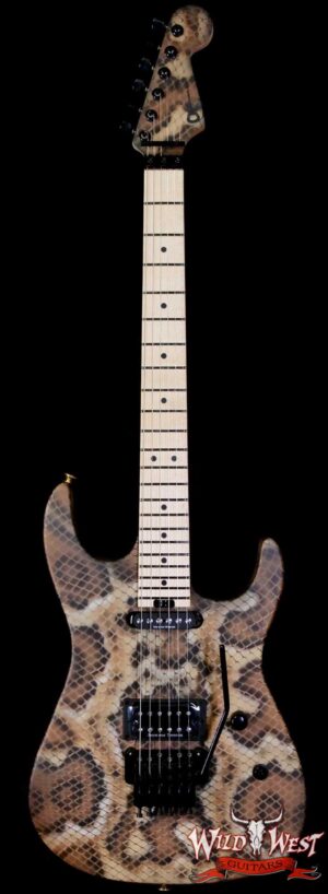Charvel Custom Shop USA Warren DeMartini Signature Snake SH Floyd Rose Maple Neck Snakeskin Graphic 7.30 LBS