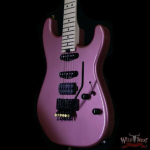 Charvel Custom Shop San Dimas HSS Floyd Rose 1984 Maple Fingerboard Reverse Headstock Burgundy Mist Metallic 8.55 LBS - Image 2