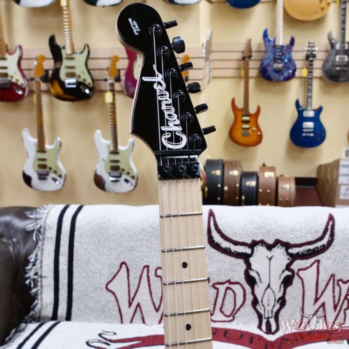 Charvel Custom Shop San Dimas HSS Floyd Rose 1984 Maple Fingerboard Reverse Headstock Burgundy Mist Metallic 8.50 LBS - Image 7