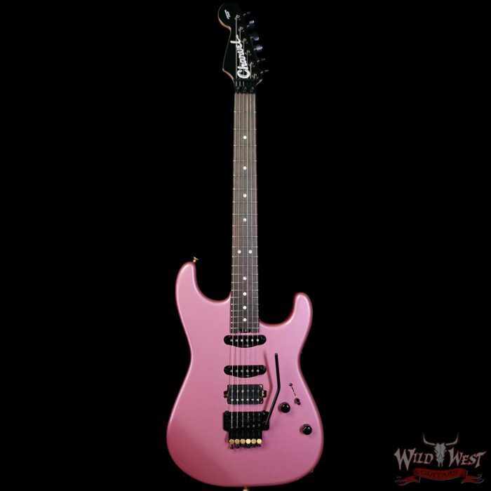 Charvel Custom Shop San Dimas HSS Floyd Rose 1984 Rosewood Fingerboard Reverse Headstock Burgundy Mist Metallic 8.40 LBS - Image 3