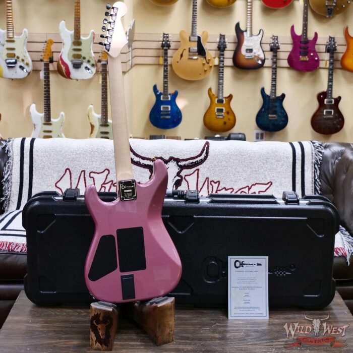 Charvel Custom Shop San Dimas HSS Floyd Rose 1984 Rosewood Fingerboard Reverse Headstock Burgundy Mist Metallic 8.40 LBS - Image 9
