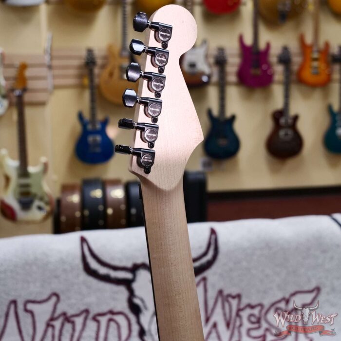 Charvel Custom Shop San Dimas HSS Floyd Rose 1984 Rosewood Fingerboard Reverse Headstock Burgundy Mist Metallic 8.40 LBS - Image 10