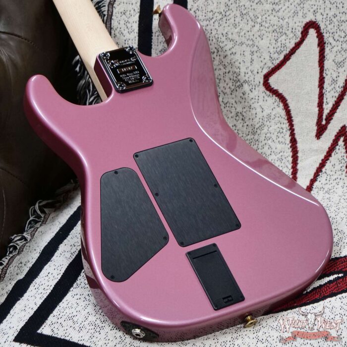 Charvel Custom Shop San Dimas HSS Floyd Rose 1984 Rosewood Fingerboard Reverse Headstock Burgundy Mist Metallic 8.40 LBS - Image 11