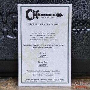 Charvel Custom Shop San Dimas HSS Floyd Rose 1984 Rosewood Fingerboard Reverse Headstock Burgundy Mist Metallic 8.40 LBS - Image 12