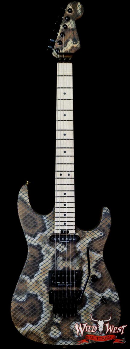 Charvel Custom Shop Warren DeMartini USA Signature Snake Maple Fingerboard Snakeskin