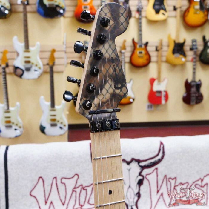 Charvel Custom Shop Warren DeMartini USA Signature Snake Maple Fingerboard Snakeskin - Image 7