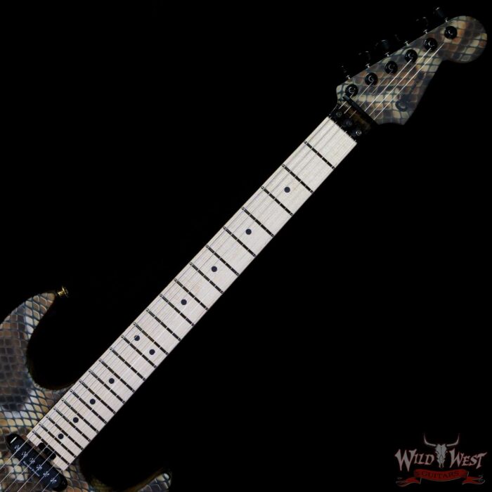 Charvel Custom Shop Warren DeMartini USA Signature Snake Maple Fingerboard Snakeskin - Image 4