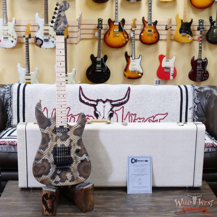 Charvel Custom Shop Warren DeMartini USA Signature Snake Maple Fingerboard Snakeskin - Image 6