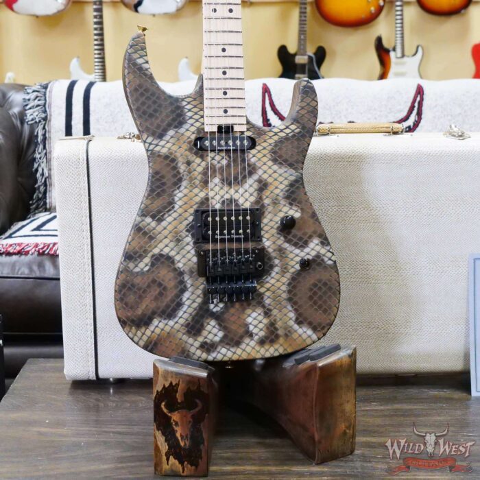 Charvel Custom Shop Warren DeMartini USA Signature Snake Maple Fingerboard Snakeskin - Image 8