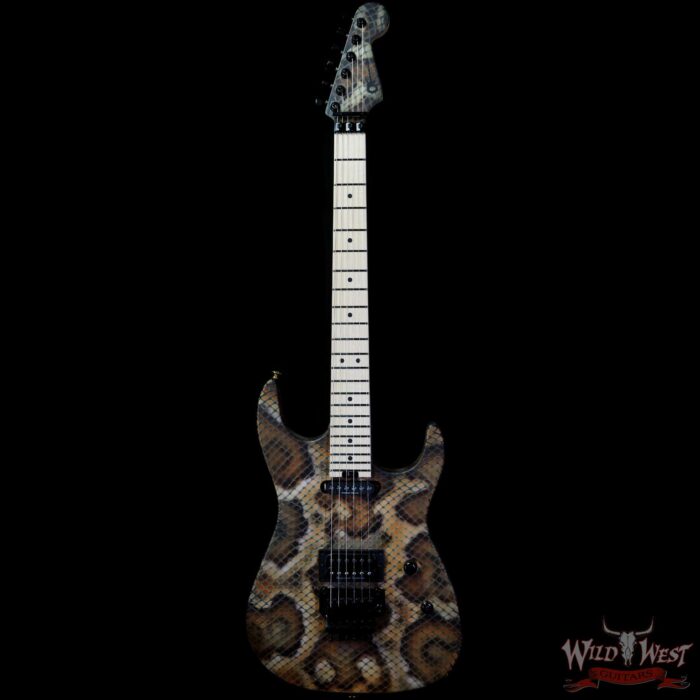 Charvel Custom Shop Warren DeMartini USA Signature Snake Maple Fingerboard Snakeskin - Image 3