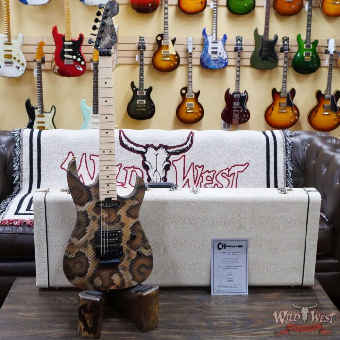 Charvel Custom Shop Warren DeMartini USA Signature Snake Maple Fingerboard Snakeskin - Image 6
