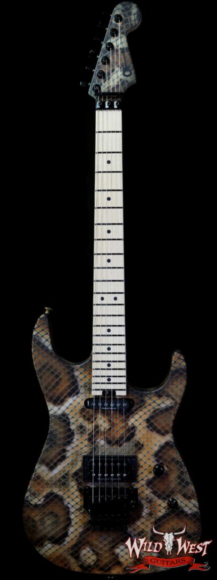 Charvel Custom Shop Warren DeMartini USA Signature Snake Maple Fingerboard Snakeskin